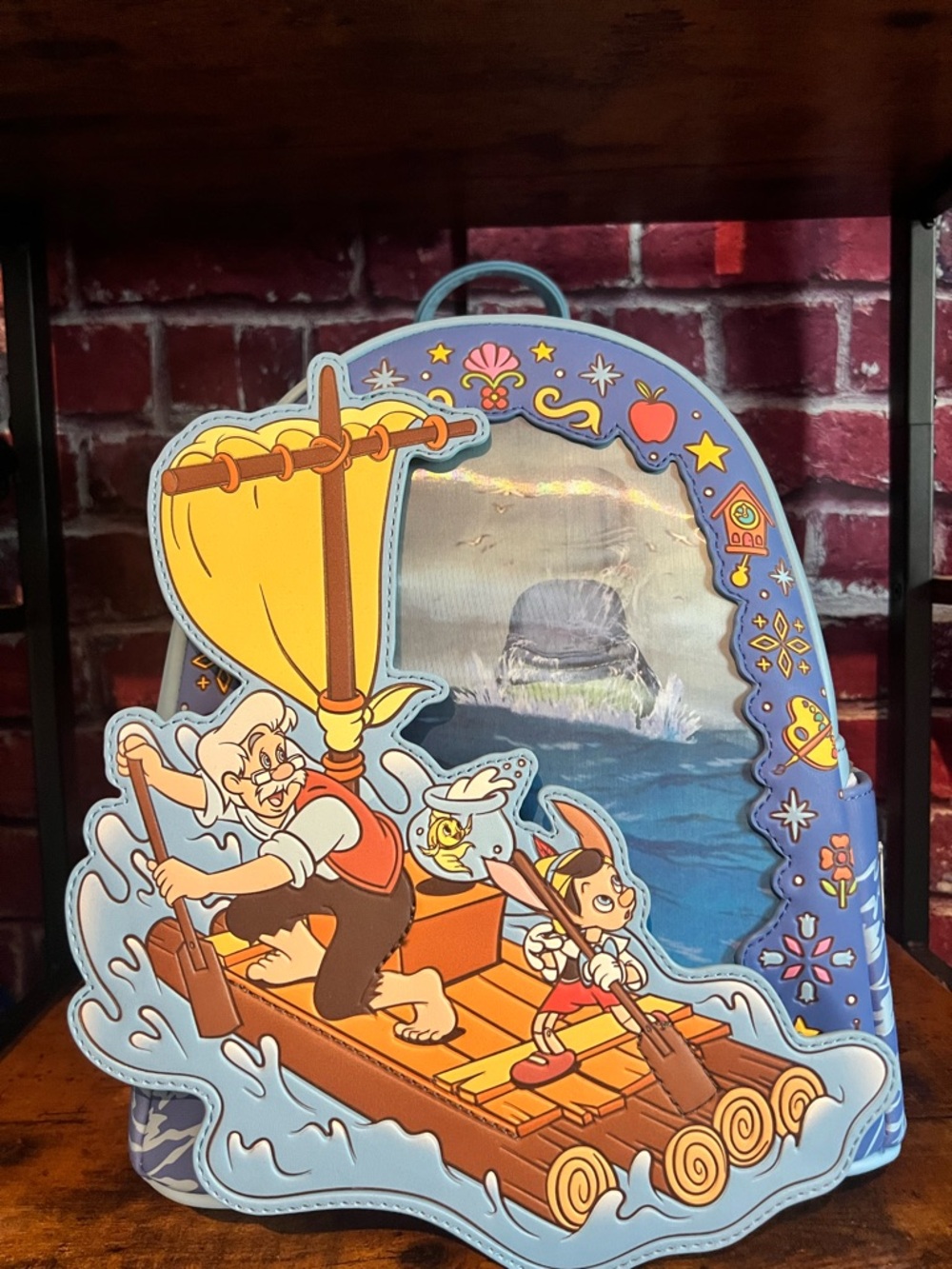 Loungefly Lenticular Pinocchio Mini Backpack